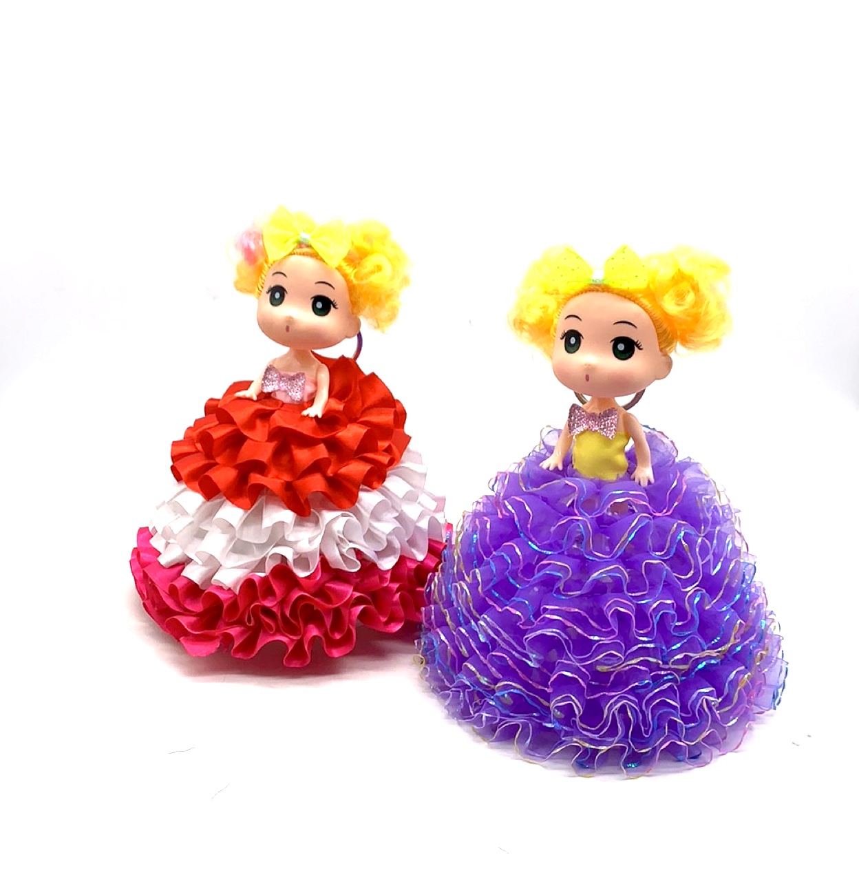 Barbie Princess Confused Wedding Doll Keychain Children&#039;s Handbag Pendant Princess Decoration Toys