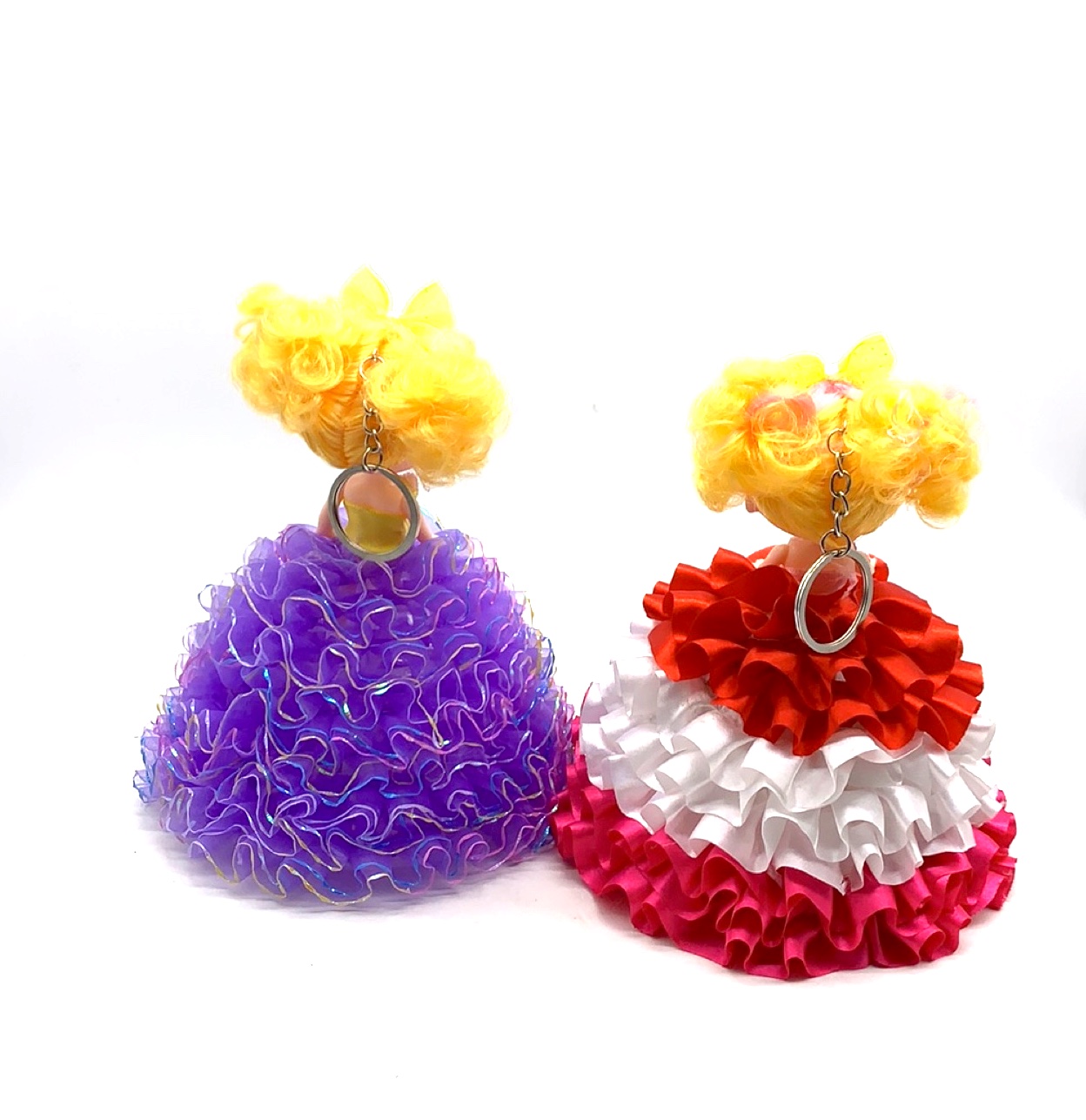 Barbie Princess Confused Wedding Doll Keychain Children's Handbag Pendant Princess Decoration Toys Barbie Princess Confused Wedding Doll Keychain Children's Handbag Pendant Princess Decoration Toys