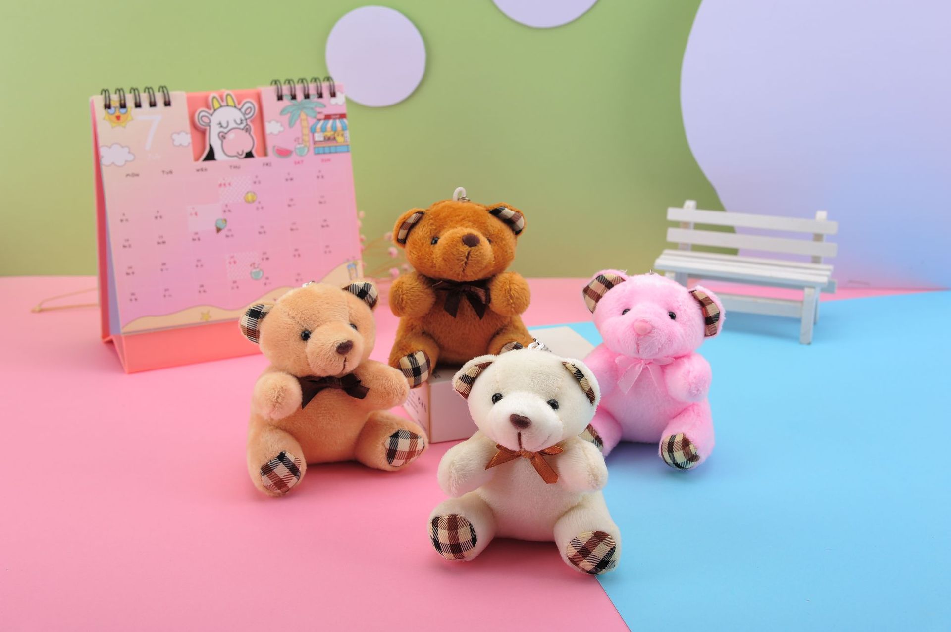 New Cute Little Bear Plush Toys Keychain Doll Pendant Children's Toy Wedding Drip Small Gift Wholesale New Cute Little Bear Plush Toys Keychain Doll Pendant Children's Toy Wedding Drip Small Gift Wholesale