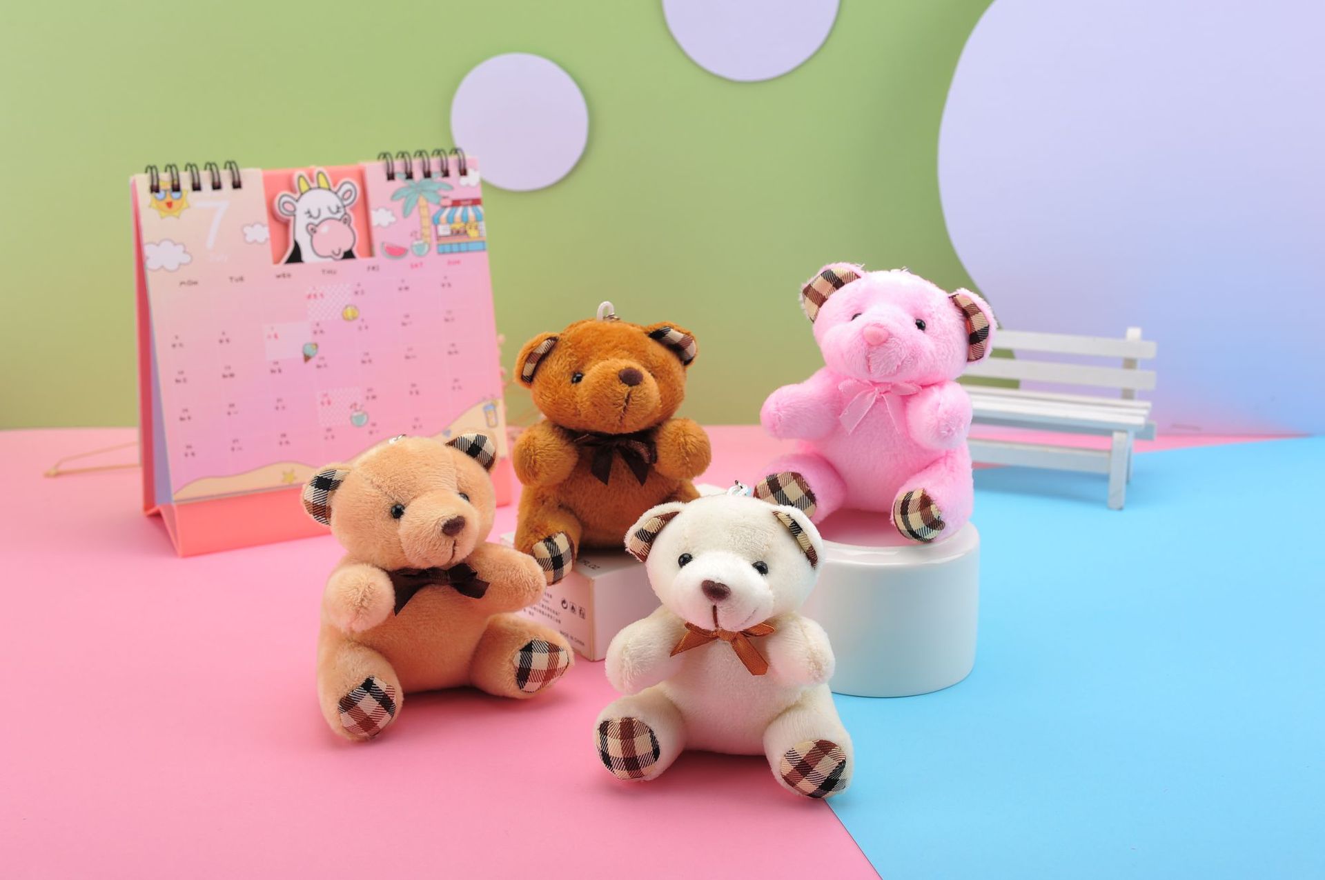 New Cute Little Bear Plush Toys Keychain Doll Pendant Children's Toy Wedding Drip Small Gift Wholesale New Cute Little Bear Plush Toys Keychain Doll Pendant Children's Toy Wedding Drip Small Gift Wholesale