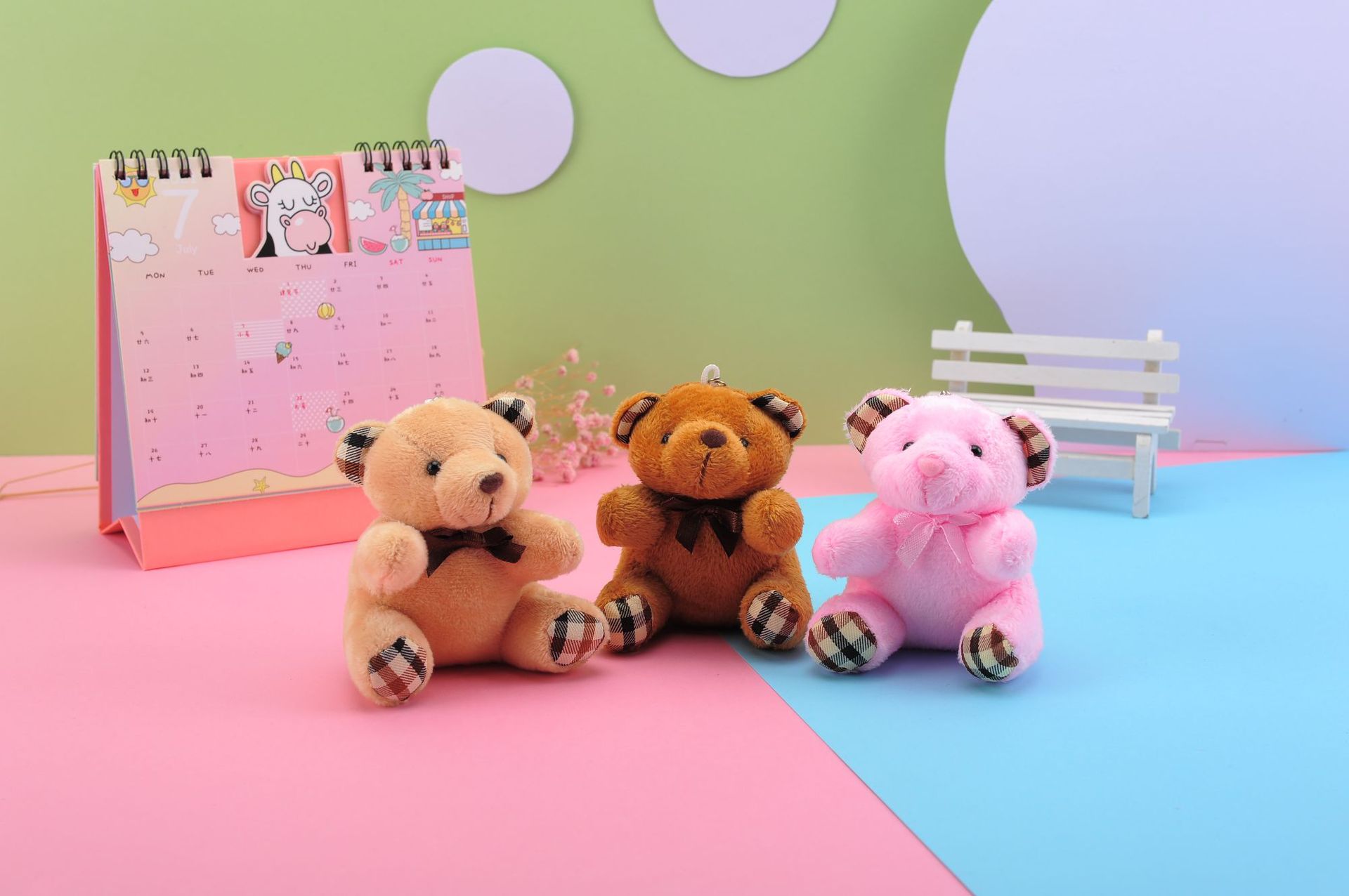New Cute Little Bear Plush Toys Keychain Doll Pendant Children's Toy Wedding Drip Small Gift Wholesale New Cute Little Bear Plush Toys Keychain Doll Pendant Children's Toy Wedding Drip Small Gift Wholesale