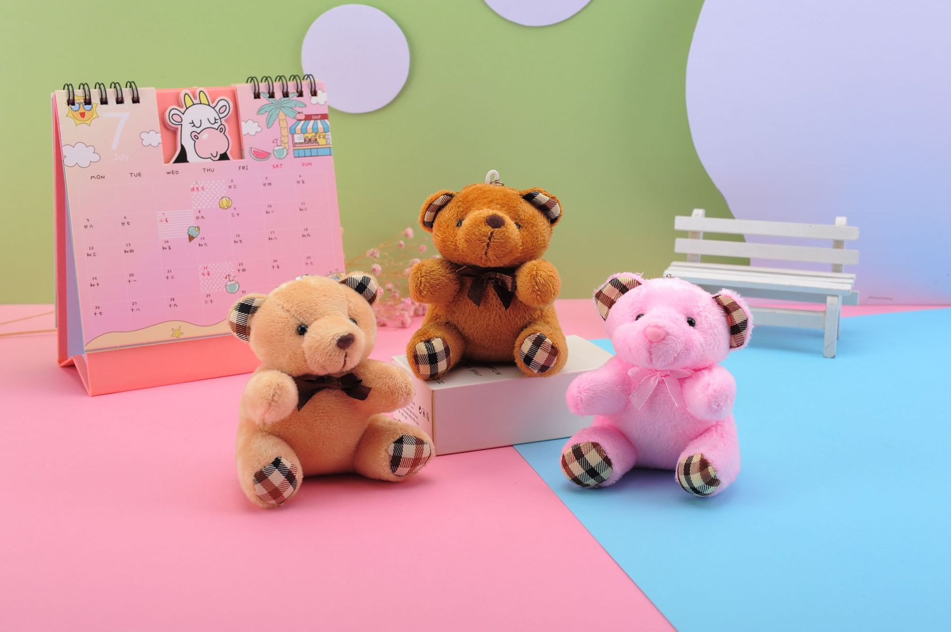 New Cute Little Bear Plush Toys Keychain Doll Pendant Children's Toy Wedding Drip Small Gift Wholesale New Cute Little Bear Plush Toys Keychain Doll Pendant Children's Toy Wedding Drip Small Gift Wholesale
