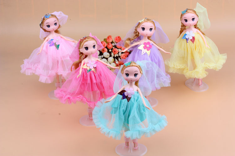 10 Yuan Boutique Youpin Ornament 26cm Mini Confused Doll Princess Barbie Wedding Keychain