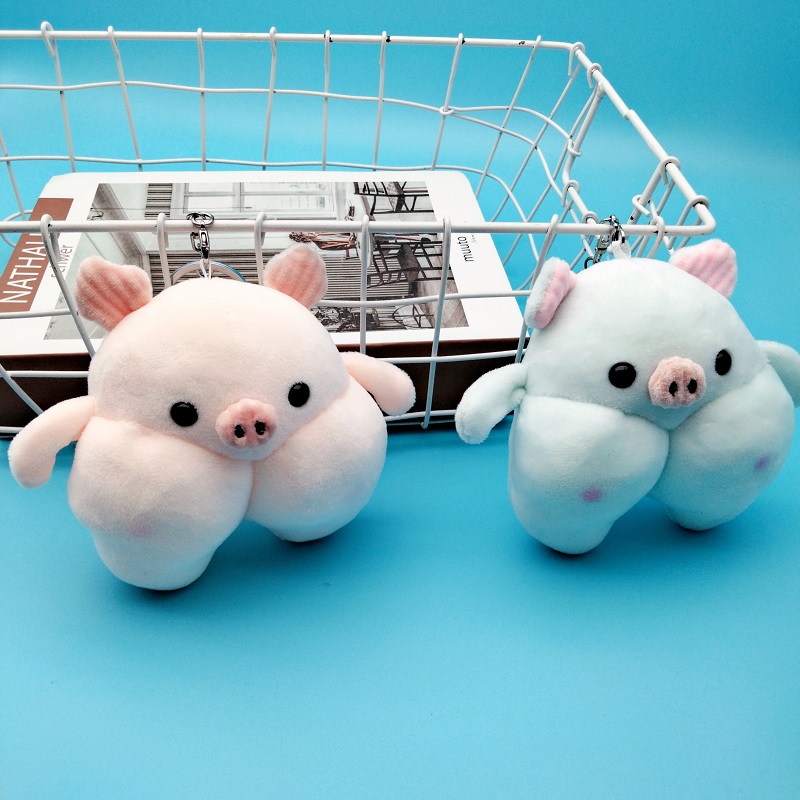 New Cartoon Baby Pig Plush Pendant Chick Doll Keychain Wedding Children Gift Pack Ornaments New Cartoon Baby Pig Plush Pendant Chick Doll Keychain Wedding Children Gift Pack Ornaments