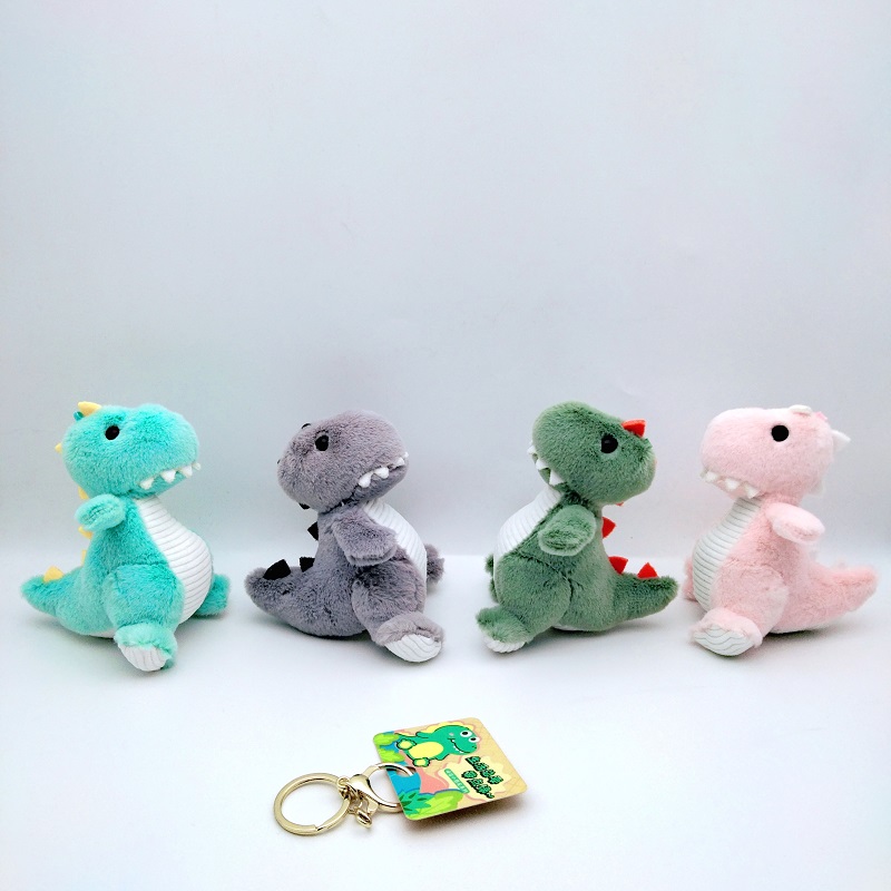 Cute Dinosaur Little Doll Plush Toy Tyrannosaurus Rex Doll Keychain Pendant Wedding Drip Mini Small Ornaments Cute Dinosaur Little Doll Plush Toy Tyrannosaurus Rex Doll Keychain Pendant Wedding Drip Mini Small Ornaments