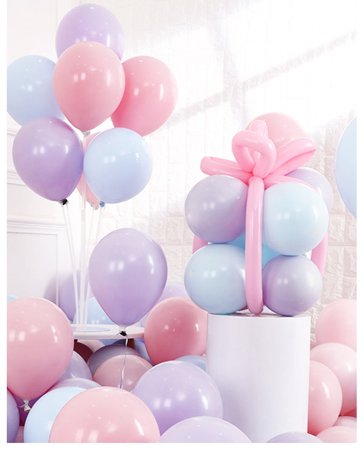 Macaron Balloon 18-Inch 12-Inch 10-Inch Rubber Balloons Holiday Wedding Party Balloon Wedding Room Decoration Balloon