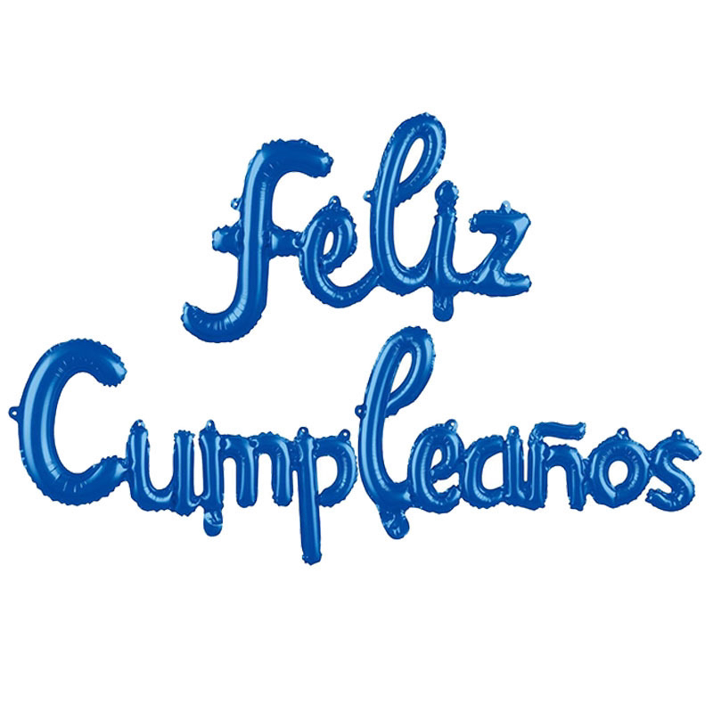 16-inch Spanish birthday letter balloon suit