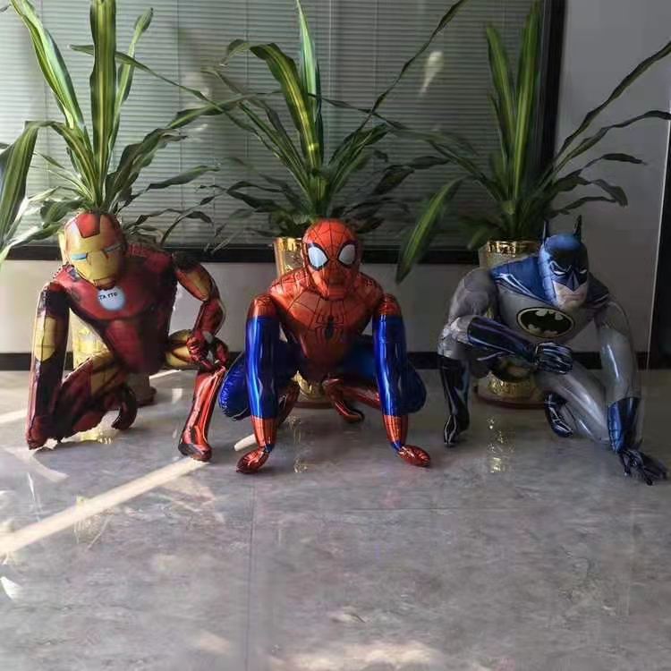 Assembled Three-Dimensional Spider-Man Batman Iron Man Aluminum Foil Balloon Avengers Balloon
