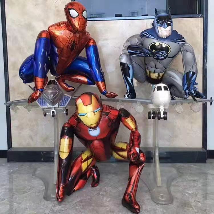 Assembled Three-Dimensional Spider-Man Batman Iron Man Aluminum Foil Balloon Avengers Balloon