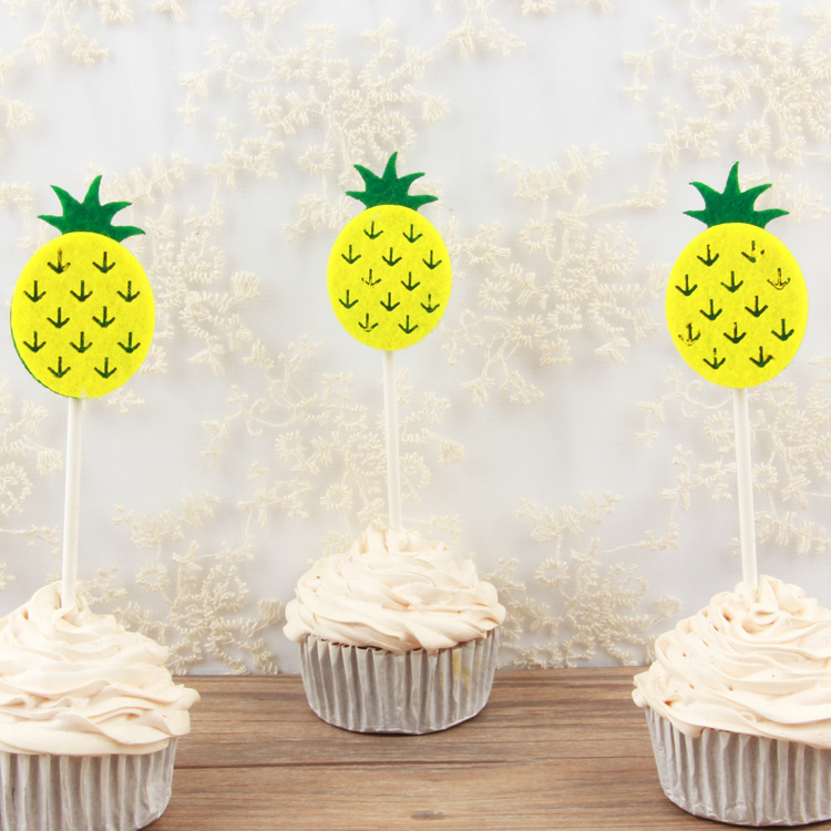 Cake Decoration Creative Colorful Balloon Pattern 6 Pieces Set Cake Decoration Accessories