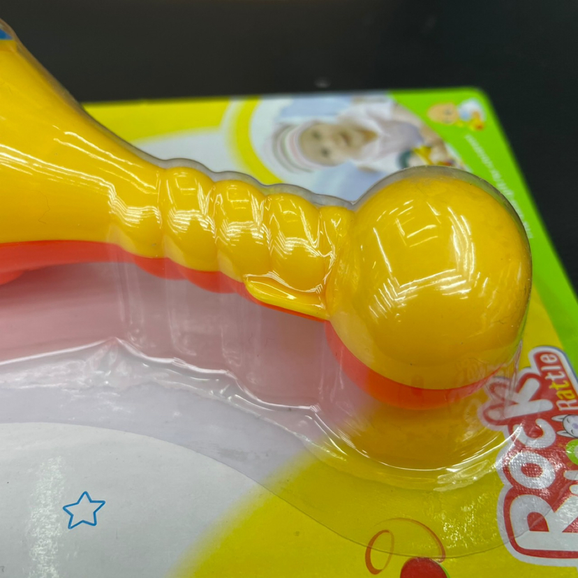 Rattle Stick Children's Balloon Stick Stick Floating Carving Baby Rattle Rattle Double-Sided High Saturation Eye-Catching Children's Educational Play Rattle Stick Children's Balloon Stick Stick Floating Carving Baby Rattle Rattle Double-Sided High Saturation Eye-Catching Children's Educational Play