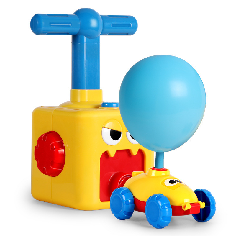 Balloon Hybrid Power Automobile Toy Press Power Balloon Car Educational Kindergarten Early Educational Teaching Aid