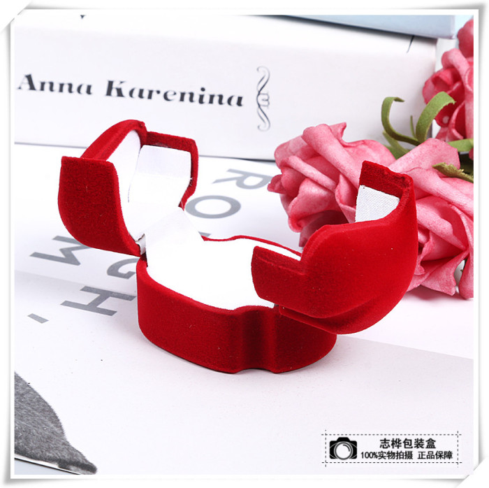 Wedding proposal ring box pair ring box creative Wedding couple jewelry box ear stud earrings box packaging