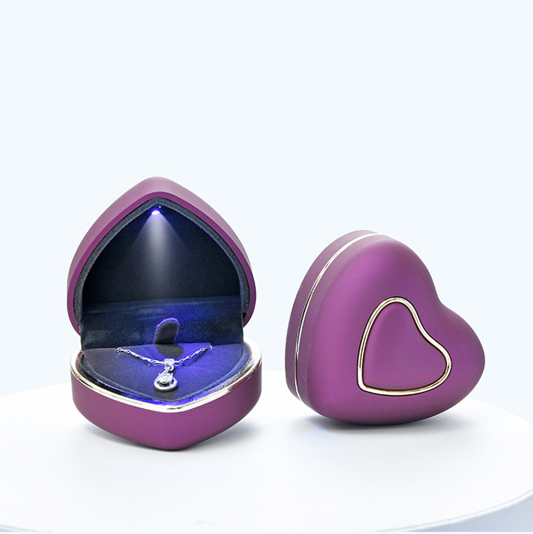 Fenfen Packaging Factory Direct Sales Jewelry Box Jewelry Box Ring Box Pendant Necklace Box Customized with LED Light Fenfen Packaging Factory Direct Sales Jewelry Box Jewelry Box Ring Box Pendant Necklace Box Customized with LED Light