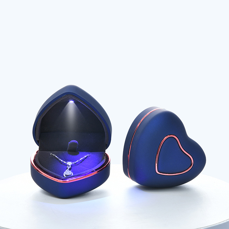 Fenfen Packaging Factory Direct Sales Jewelry Box Jewelry Box Ring Box Pendant Necklace Box Customized with LED Light Fenfen Packaging Factory Direct Sales Jewelry Box Jewelry Box Ring Box Pendant Necklace Box Customized with LED Light