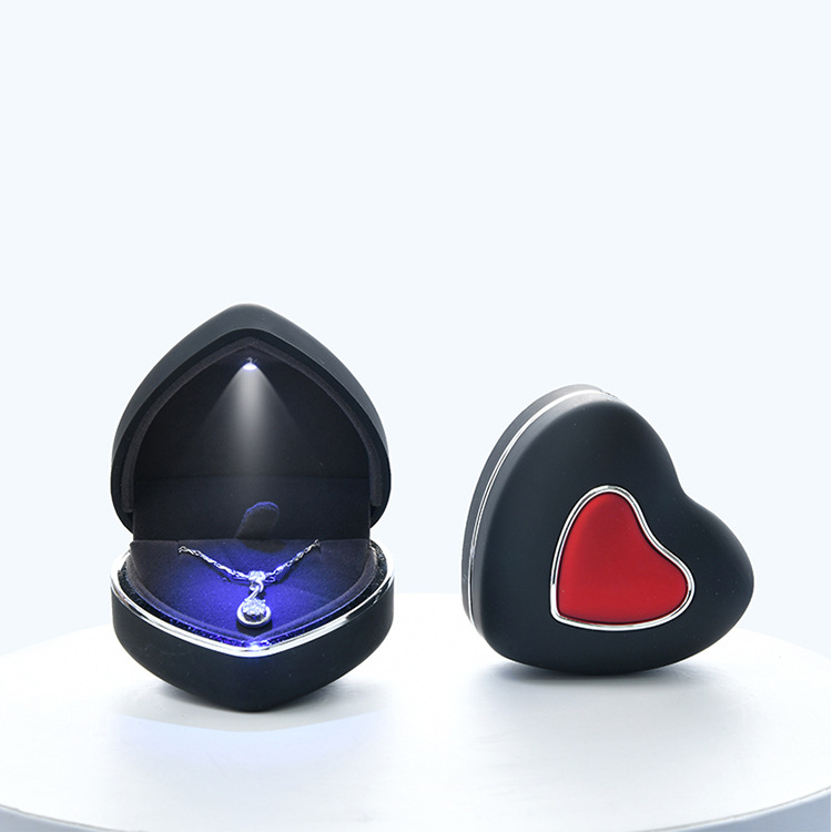 Fenfen Packaging Factory Direct Sales Jewelry Box Jewelry Box Ring Box Pendant Necklace Box Customized with LED Light Fenfen Packaging Factory Direct Sales Jewelry Box Jewelry Box Ring Box Pendant Necklace Box Customized with LED Light