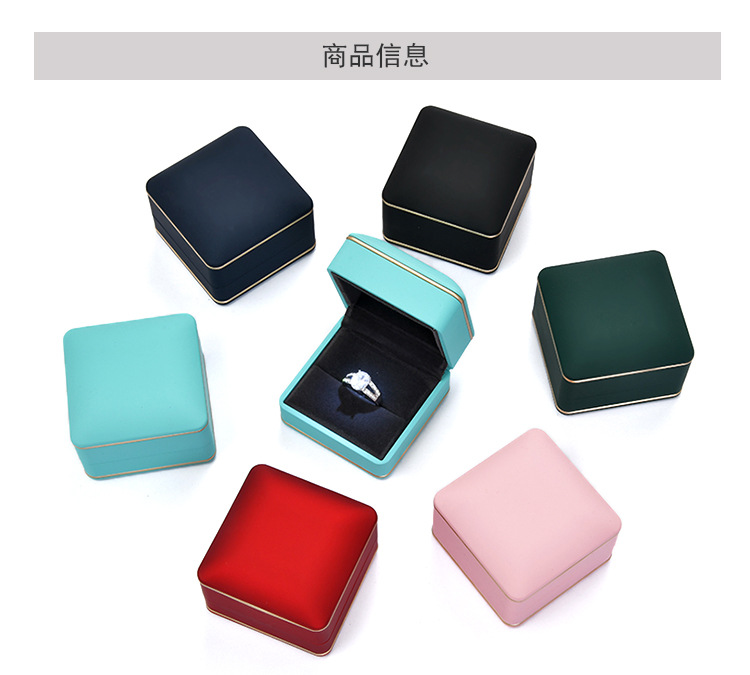 Fenfen Packaging Factory Direct Sales Jewelry Box Jewelry Box Ring Box Pendant Necklace Box Customized with LED Light