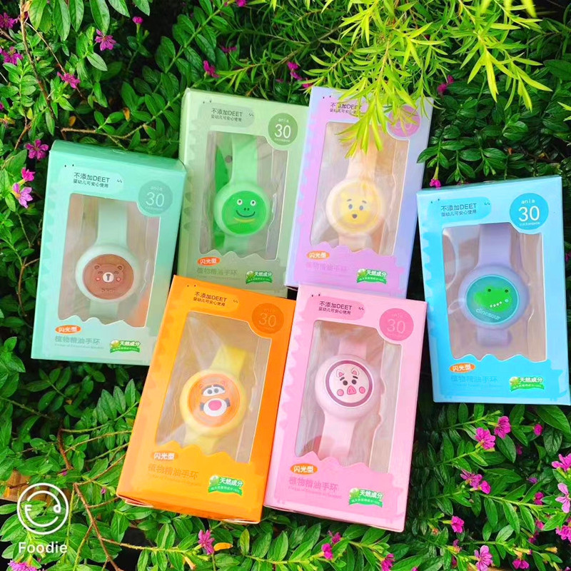 Stall Wholesale Mosquito Repellent Flash Luminous Bracelet TikTok Same Style Adult and Children Cartoon Luminous Watch Mosquito Repellent Buckle Stall Wholesale Mosquito Repellent Flash Luminous Bracelet TikTok Same Style Adult and Children Cartoon Luminous Watch Mosquito Repellent Buckle