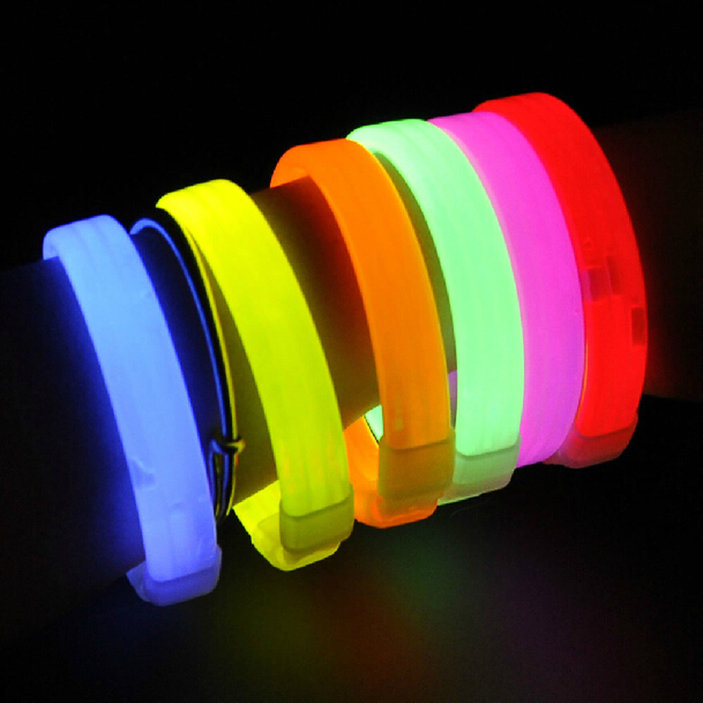 Fluorescent Bracelet Light Stick Triple Luminous Bracelet Bracelet Night Running Disco Luminous Wrist Strap Glow Stick Printed Logo Fluorescent Bracelet Light Stick Triple Luminous Bracelet Bracelet Night Running Disco Luminous Wrist Strap Glow Stick Printed Logo