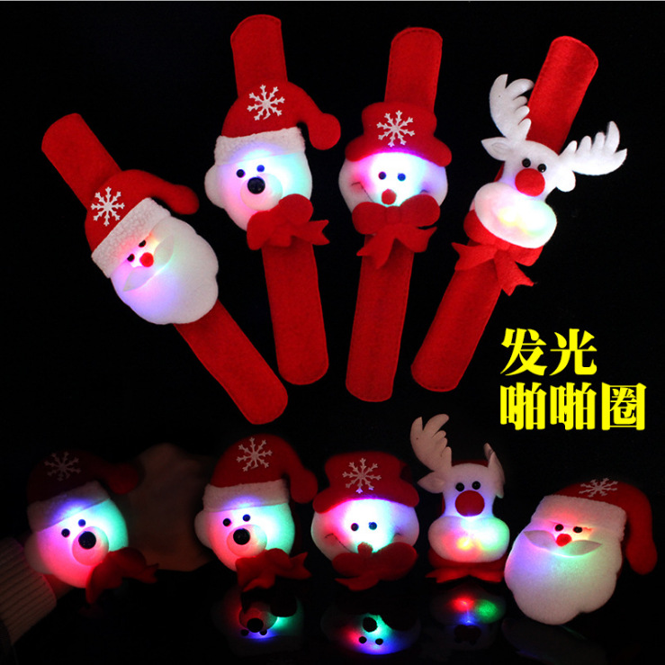 Christmas Luminous Wristband Racket Ring Festival Gift Bracelet Necklace Ring Children's Toy Flash Christmas Tree Whole Christmas Luminous Wristband Racket Ring Festival Gift Bracelet Necklace Ring Children's Toy Flash Christmas Tree Whole