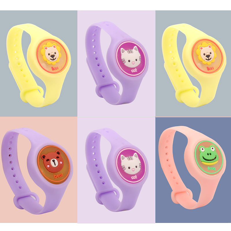 Luminous Mosquito Repellent Bracelet Flash Mosquito Repellent Watch Cartoon Mosquito Repellent Buckle Bracelet Factory Direct Sales Bracelet Stall Hot Sale
