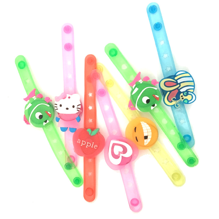 Luminous Cartoon Watch Wrist Strap Flash Bracelet Cartoon Bracelet Flash Children&#039;s Toy Factory Wholesale Small Gift