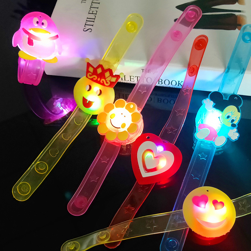 Luminous Cartoon Watch Wrist Strap Flash Bracelet Cartoon Bracelet Flash Children's Toy Factory Wholesale Small Gift Luminous Cartoon Watch Wrist Strap Flash Bracelet Cartoon Bracelet Flash Children's Toy Factory Wholesale Small Gift