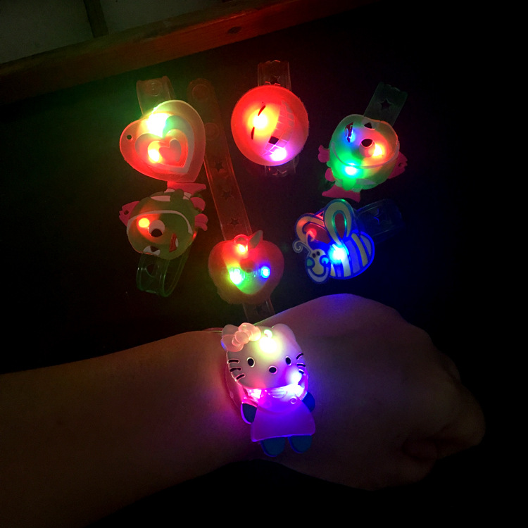 Luminous Cartoon Watch Wrist Strap Flash Bracelet Cartoon Bracelet Flash Children's Toy Factory Wholesale Small Gift Luminous Cartoon Watch Wrist Strap Flash Bracelet Cartoon Bracelet Flash Children's Toy Factory Wholesale Small Gift