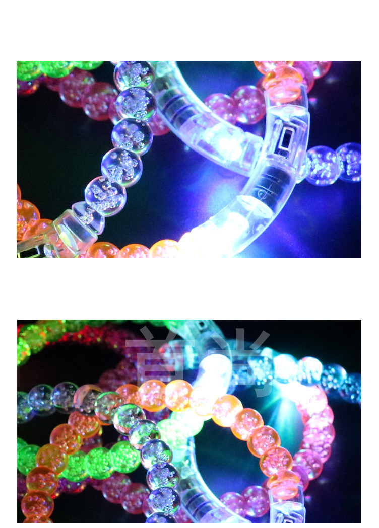 Acrylic Luminous Bracelet Led Colorful Bracelet Small Toy Stall Scan Code Push Small Gift Flash Small Jewelry Acrylic Luminous Bracelet Led Colorful Bracelet Small Toy Stall Scan Code Push Small Gift Flash Small Jewelry