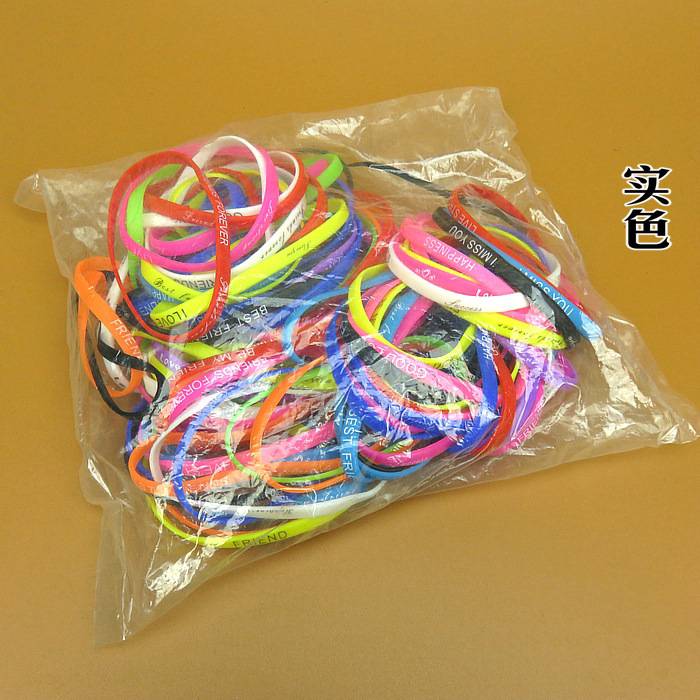 Hot Sale Promotion Gift Printing English Letter Luminous Silicone Bracelet Fluorescent Luminous Rubber Sports Bracelet Hot Sale Promotion Gift Printing English Letter Luminous Silicone Bracelet Fluorescent Luminous Rubber Sports Bracelet