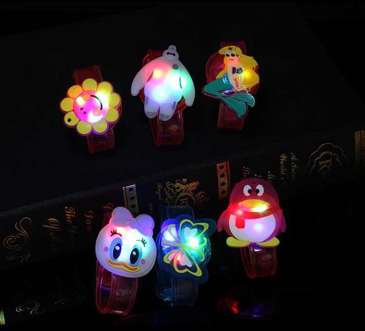 A Variety of Luminous Cartoon Creative Watch Flash Wrist Strap Bracelet Children's Gift Stall Hot Sale Small Toys Wholesale A Variety of Luminous Cartoon Creative Watch Flash Wrist Strap Bracelet Children's Gift Stall Hot Sale Small Toys Wholesale