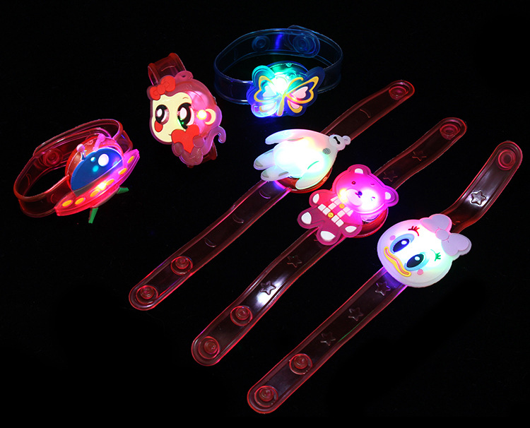 A Variety of Luminous Cartoon Creative Watch Flash Wrist Strap Bracelet Children's Gift Stall Hot Sale Small Toys Wholesale A Variety of Luminous Cartoon Creative Watch Flash Wrist Strap Bracelet Children's Gift Stall Hot Sale Small Toys Wholesale
