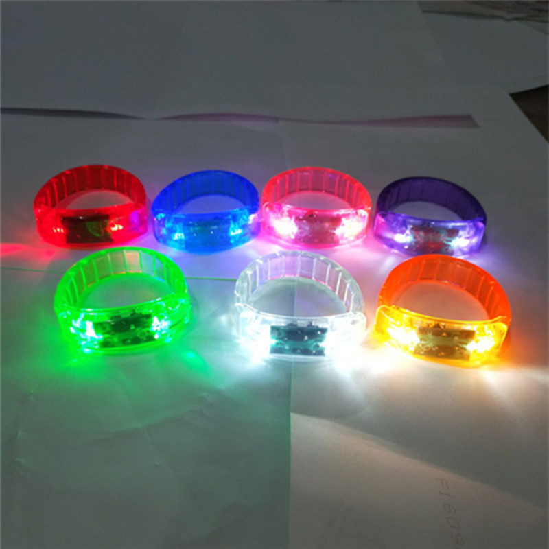 Electronic Luminous Bracelet Acrylic Bracelet Concert Props Support Cheer Supplies Luminous Bracelet Customized Logo