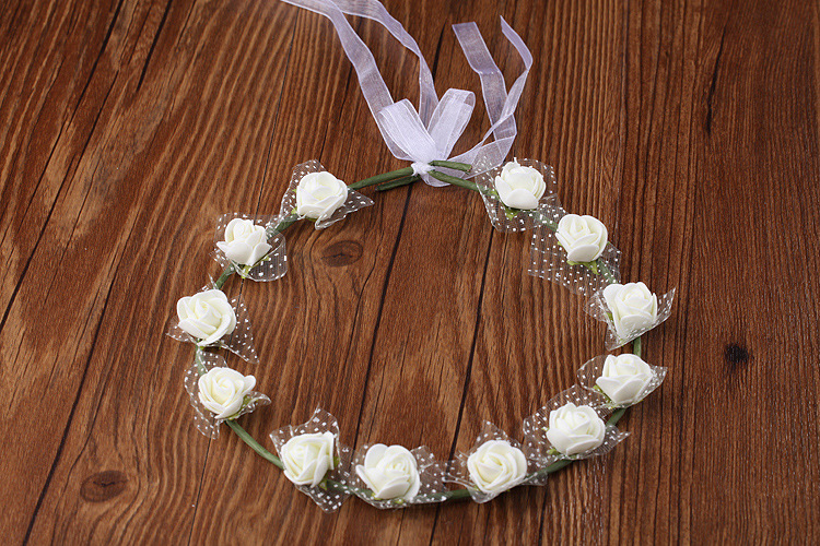 Garland Wreath Headdress Korean Mori Girl Crown Hair Ring Luminous Scanning Code Wholesale Photo Headdress Children's Bracelet Push Garland Wreath Headdress Korean Mori Girl Crown Hair Ring Luminous Scanning Code Wholesale Photo Headdress Children's Bracelet Push