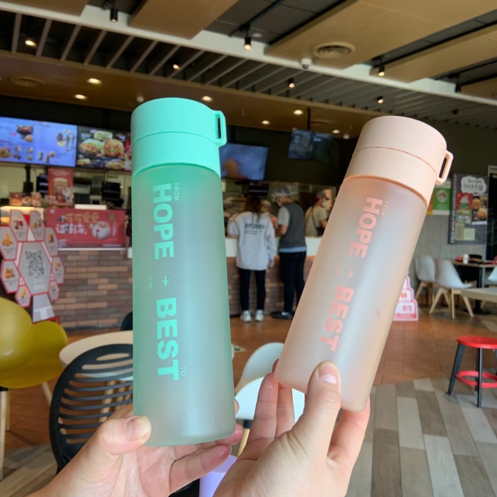 Minimalist Japanese Style Plastic Cup Frosted Student Water Cup Men and Women Portable Sports Cup Internet Celebrity Cup Shatter Proof Portable Cup Minimalist Japanese Style Plastic Cup Frosted Student Water Cup Men and Women Portable Sports Cup Internet Celebrity Cup Shatter Proof Portable Cup