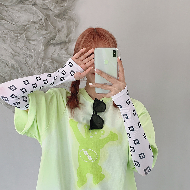 Ice Sleeve Sun Protection Women's Arm Guard Ins Cute Mosquito Repellent Ice Silk Gloves Summer New Outdoor Arm Sleeve Thin Oversleeve Ice Sleeve Sun Protection Women's Arm Guard Ins Cute Mosquito Repellent Ice Silk Gloves Summer New Outdoor Arm Sleeve Thin Oversleeve