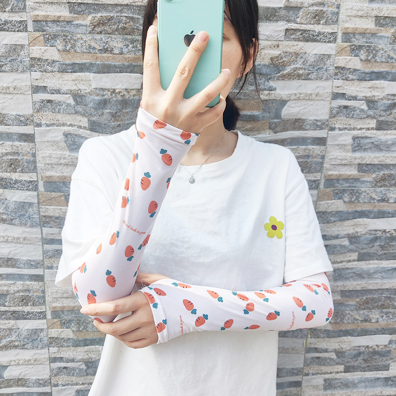 Korean Style Xuan Ya Sun Protection Parent-Child Ice Sleeve Female Driving Outdoor Riding Military Training Ice Silk Children's Net Red Armband Summer Customization Korean Style Xuan Ya Sun Protection Parent-Child Ice Sleeve Female Driving Outdoor Riding Military Training Ice Silk Children's Net Red Armband Summer Customization