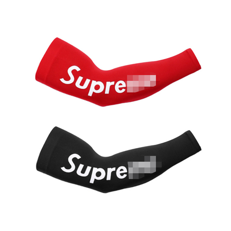 Fashion Brand Summer Ice Sleeve Sun Protection Female Driving Viscose Fiber Oversleeve Male Arm Riding Sleeves Basketball Arm Guard Car Interior Supplies