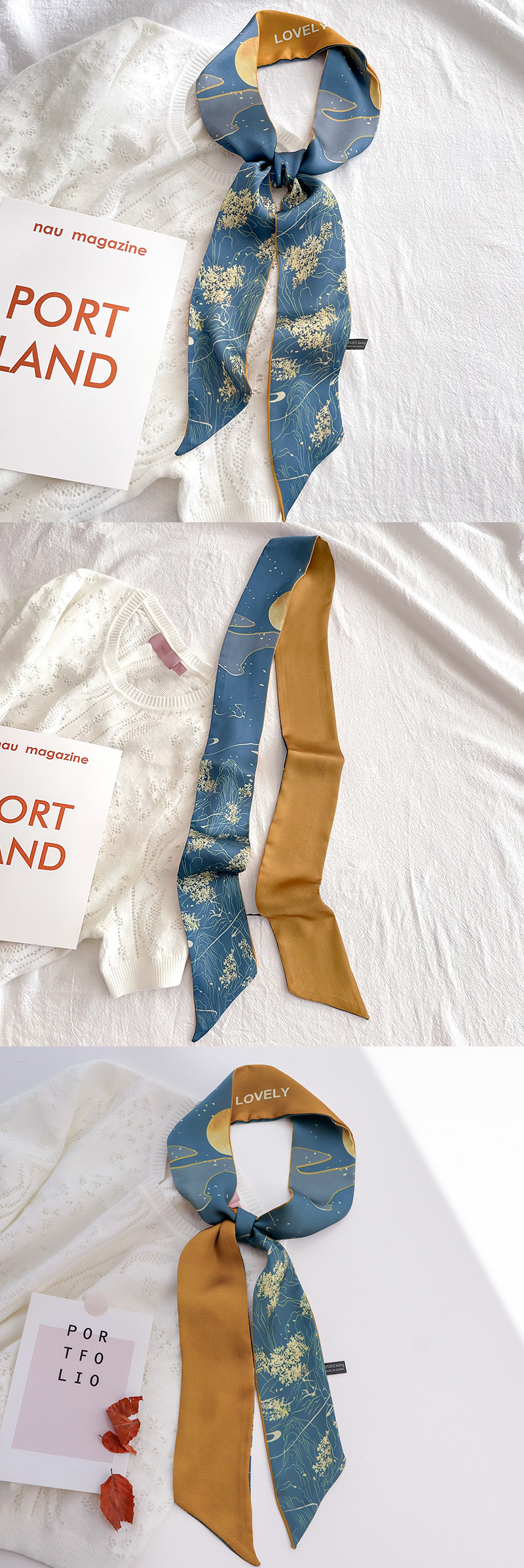Hand-Painted Chinese Style Thin Narrow Strip Autumn and Winter New Thin Narrow Strip Arm Bag Small Silk Scarf Hair Band Ribbon Female Scarf Hand-Painted Chinese Style Thin Narrow Strip Autumn and Winter New Thin Narrow Strip Arm Bag Small Silk Scarf Hair Band Ribbon Female Scarf