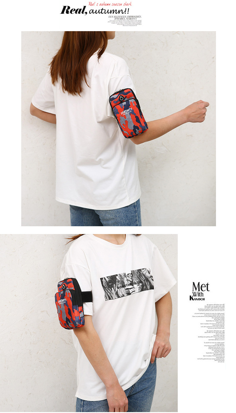 Fashion Sports Arm Bag Mobile Phone Bag Camouflage Pattern Waterproof Elastic Running Outdoor Mobile Phone Bag Men's and Women's General Package Fashion Sports Arm Bag Mobile Phone Bag Camouflage Pattern Waterproof Elastic Running Outdoor Mobile Phone Bag Men's and Women's General Package