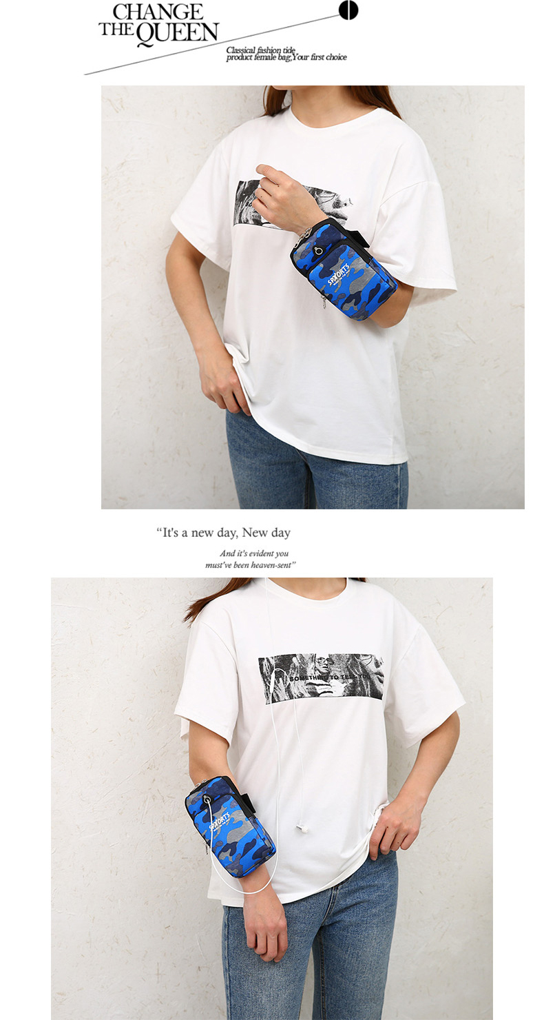 Fashion Sports Arm Bag Mobile Phone Bag Camouflage Pattern Waterproof Elastic Running Outdoor Mobile Phone Bag Men's and Women's General Package Fashion Sports Arm Bag Mobile Phone Bag Camouflage Pattern Waterproof Elastic Running Outdoor Mobile Phone Bag Men's and Women's General Package