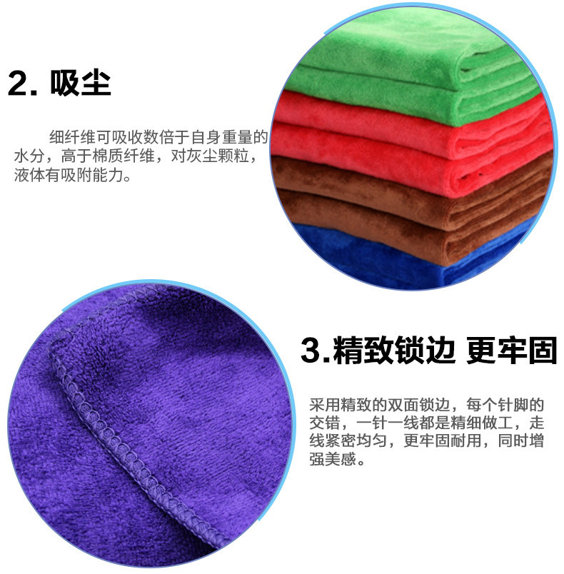 Yika Car Paint Car Wash Towel Nano Thickened Car Cleaning Towel 3060 Durable Car Towel