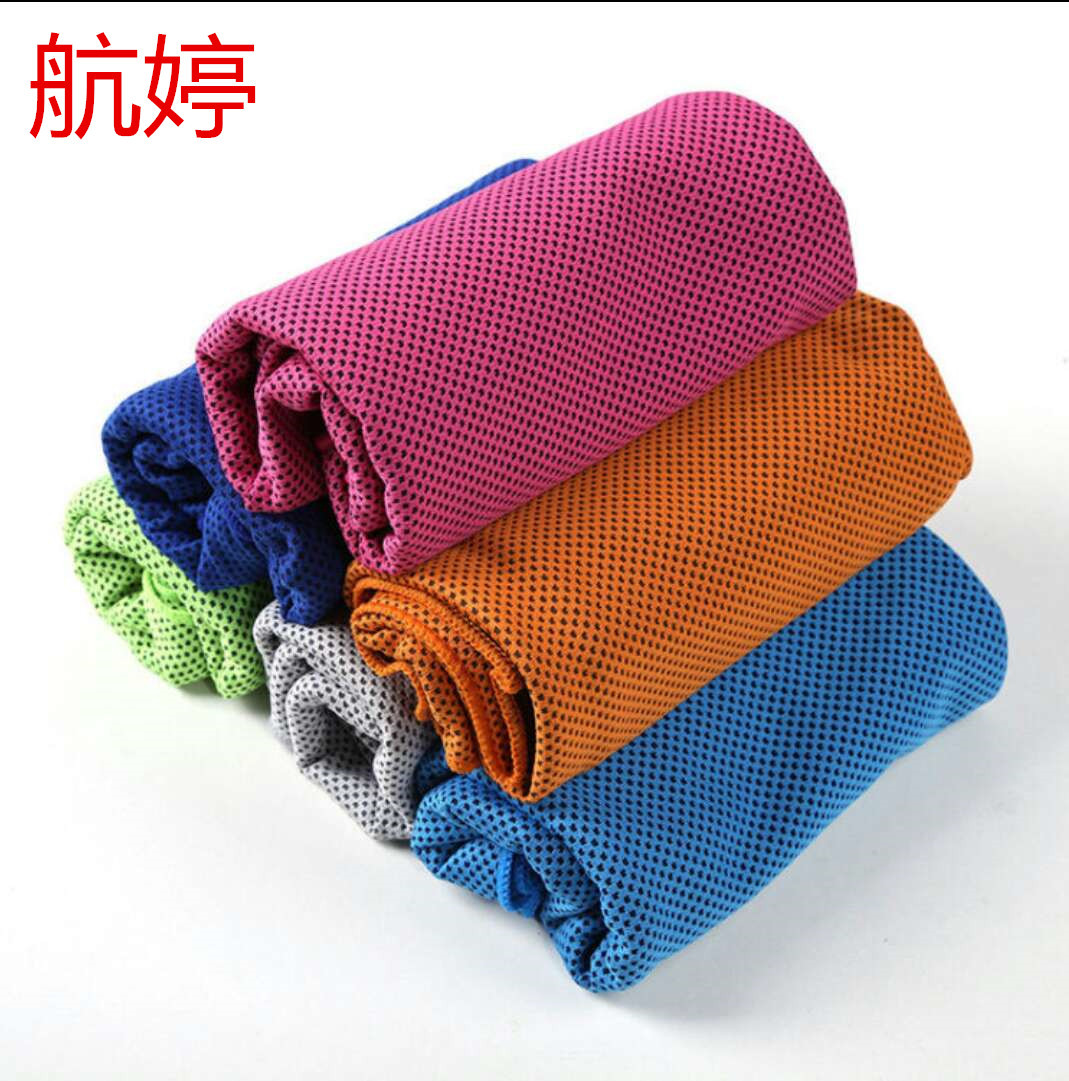 Wholesale Cooling Artifact Ice-Cold Towel Quick-Drying Summer-Proof Two-Tone Frozen Towels Magic Iced Towel Cold Sense Sports Towel Manufacturer