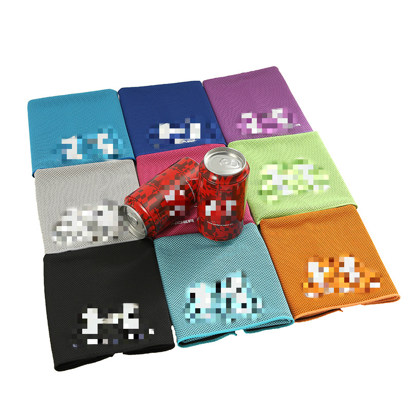 2019 New Outdoor Trendy Brand Sports Towel Lengthened Iced Towel Fitness Cold Feeling Sports Hood Quick-Drying Custom Logo