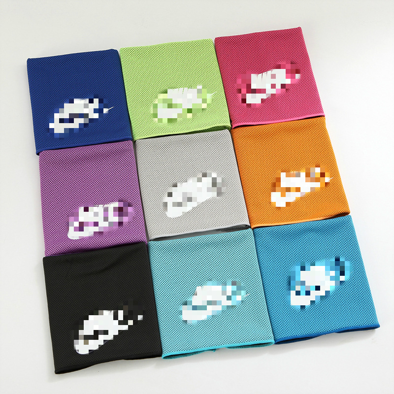 2019 New Outdoor Trendy Brand Sports Towel Lengthened Iced Towel Fitness Cold Feeling Sports Hood Quick-Drying Custom Logo
