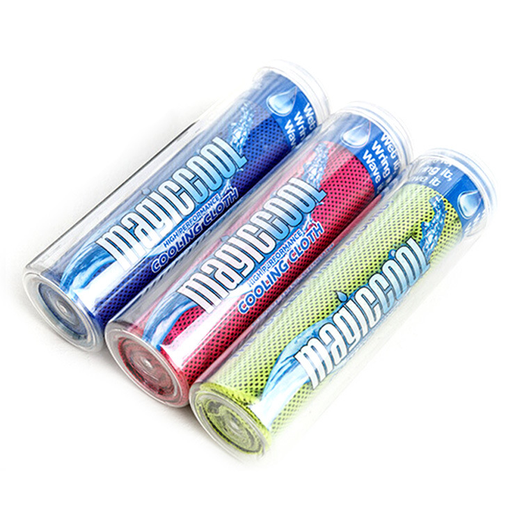 Cross-Border Summer Quick-Drying Cooling Cold Towel Sports Fitness Sweat Wiping Ice-Cold Towel Double Layer Cold Sense Sports Towel