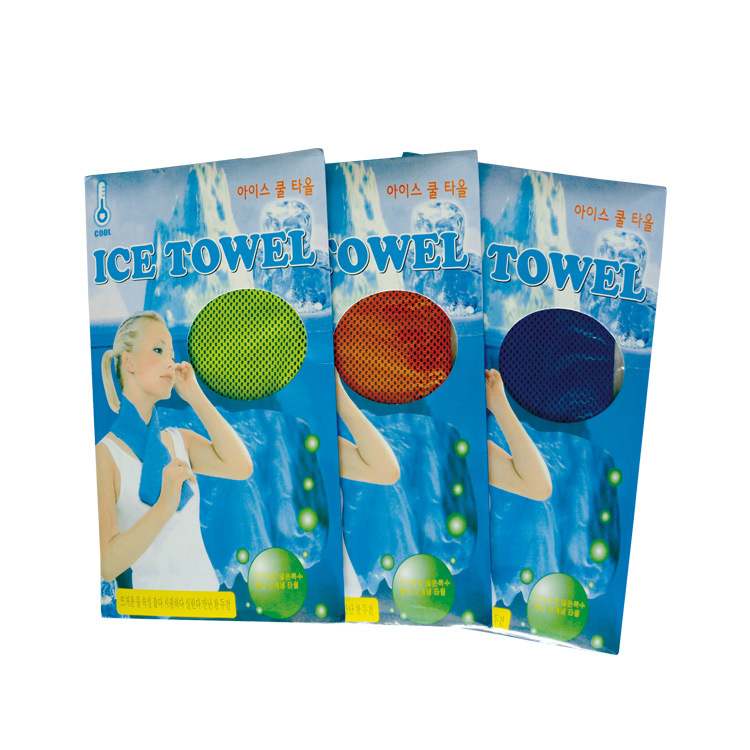Factory Customized Cooling Artifact Ice-Cold Towel Quick-Drying Summer-Proof Two-Color Frozen Towels Cold Sense Sports Towel Manufacturer