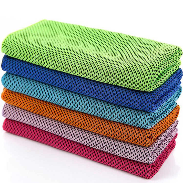 Factory Customized Cooling Artifact Ice-Cold Towel Quick-Drying Summer-Proof Two-Color Frozen Towels Cold Sense Sports Towel Manufacturer