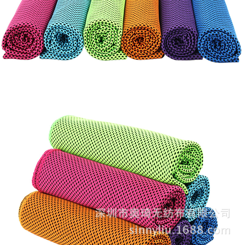 Factory Customized Cooling Artifact Ice-Cold Towel Quick-Drying Summer-Proof Two-Color Frozen Towels Cold Sense Sports Towel Manufacturer Factory Customized Cooling Artifact Ice-Cold Towel Quick-Drying Summer-Proof Two-Color Frozen Towels Cold Sense Sports Towel Manufacturer