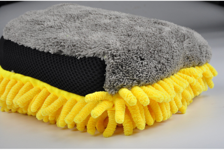 DoubleSided Long Wool Coral Fleece Waterproof Car Washing Gloves Tool Chenille Car Wash Gloves Rag Car Cleaning Supplies